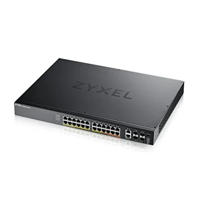 Image de Zyxel XGS2220 30HP Géré L3 Gigabit Ethernet (10/100/1000) Connexion Ethernet, supportant l&#039;alimentation via ce port (PoE) Noir Neuf