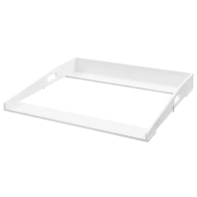 Image de WOLTU Plan à Langer, Langer pour Commode, Plateau Table Commode Bébé, Matelas 80x75x10cm, Blanc, en MDF, WT016ws80