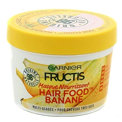 Image de Garnier Fructis Masque Nourrissant Multi Usages Banane Pour Cheveux Très Secs 390 ml