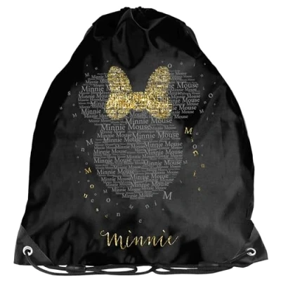 Image de Paso Sac de gym pour enfant 36 x 32 cm Minnie Mouse gris, M