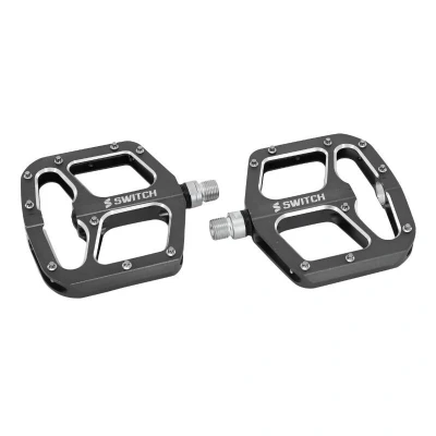Image de Pédales VTT descente BMX gap filetage 9 16 avec picots alu Switch