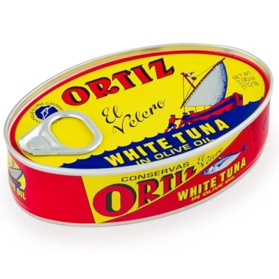 Image de Ortiz Thon Blanc Germon à l&#039;huile d&#039;olive 112 gr. (Pack of 6)