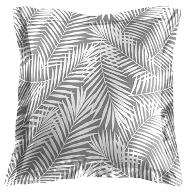 Image de douceur d&#039;intérieur, Taie d&#039;Oreiller (63 x 63 cm) Botania Gris, 100 % Coton