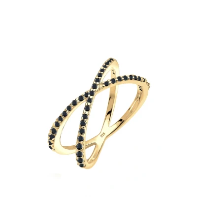 Image de Elli Cross Basic Bague bicoloured, Femme, Taille: 54, Bi coloured