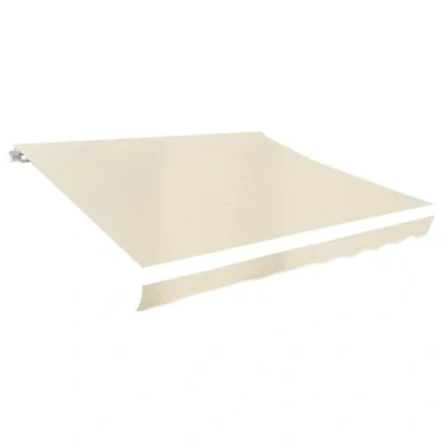 Image de vidaXL Toit d&#039;Auvent, Store Banne, de Rechange, Voile d&#039;Ombrage Jardin Terrass Balcon Patio, Crème 3 x 2,5 m (Cadre Non Inclus)