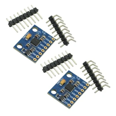 Image de Aihasd 2PCS GY 521 Module MPU 6050 3 Axes Gyroscope + Accelerometre pour Arduino