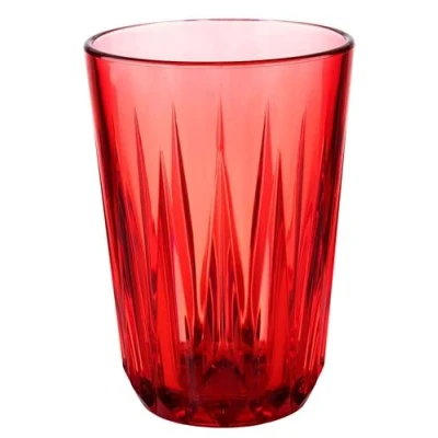 Image de APS 10510 Gobelet CRYSTAL, 150 ml, Tritan, réutilisable, incassable, Made in Germany, rouge