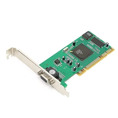 Image de sdram Carte Graphique PCI 8 Mo vidéo VGA 32 Bits Accessoires d&#039;ordinateur de Bureau Prise en Charge Multi Affichage pour ATI Rage X
