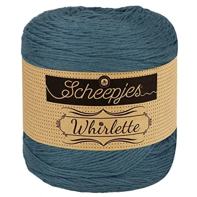 Image de Scheepjes Fil, mélangé Coton Laine, Bleu, Taille unique