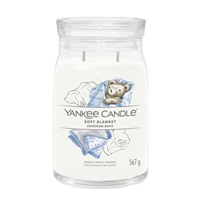 Image de Yankee Candle Large with 2 wicks Soft Blanket 16 cm / ø 9