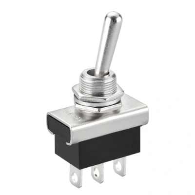 Image de Heschen Commutateur à bascule en métal, KN3D 102, 12V 25A, On/On, 2 positions 3 broches, pour éclairage de tableau bord (1)