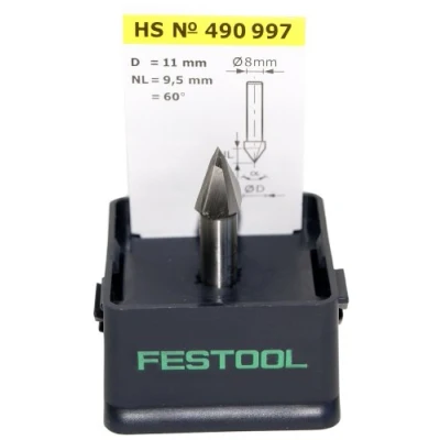 Image de Festool Fraises à rainurer en V HS S8 D11/9,5/60