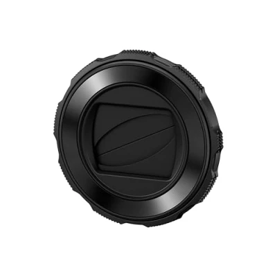 Image de Protège objectif OM SYSTEM LB T01 Pour Olympus Tough TG 5, 6, 7 Noir Mécanisme à déclic