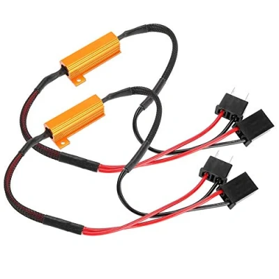 Image de Yctze pour canbus adapter LED H7 résistance de Décodeur Phare à LED, décodeurs Voiture 2Pcs Anti Flash Ultra sans câblage