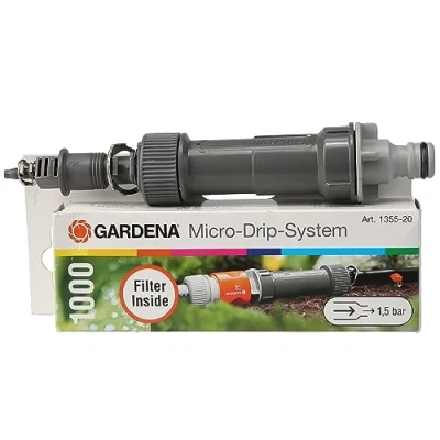 Image de Centrale d&#039;irrigation 1000 de Gardena : unité base pour la réduction pression, débit d&#039;eau d&#039;environ 1 000 l/h (1355 20)