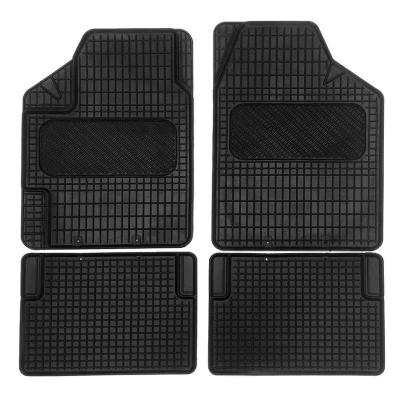 Image de AMiO RCM 01 Ensemble de tapis sol Caoutchouc avant et arrière 4 noir Sur mesure 01709 PEUGEOT: 206 3/5 portes, SW
