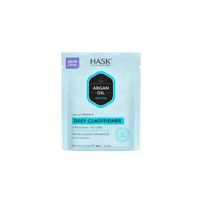 Image de Hask Shampoing Huile d argan Après réparateur intense 50 ml Pour cheveux abimés