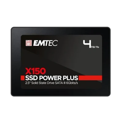 Image de EMTEC ECSSD4TX150 SSD Interne 2.5&#039;&#039; Disque Dur SATA X150 Power Plus 3D NAND 4TB