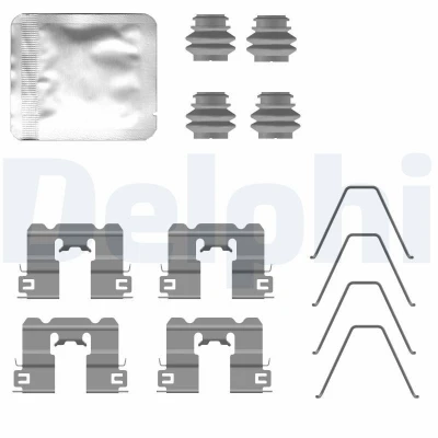 Image de Kit de accesorios, pastillas frenos DELPHI LX0794