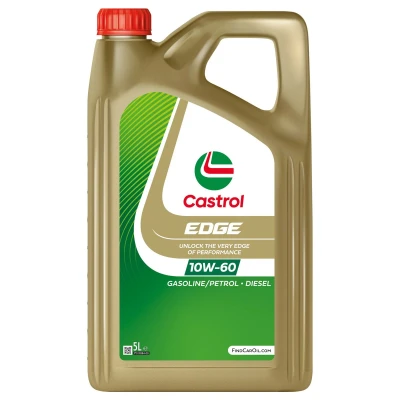 Image de Castrol EDGE Titanium 10W 60 5I Huile moteur 15F636 VOLKSWAGEN: Golf 4, 5, Polo IV 3/5 portes, AUDI: A3 Sportback, A4 B7 Avant
