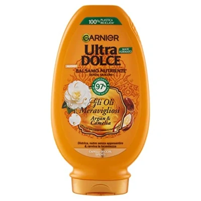Image de Garnier Ultra Dolce Balsamo Meraviglioso all&#039; Olio d&#039;Argan e di Camelia, 250ml
