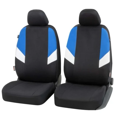 Image de Walser Housse de siège Voiture Cala Avant, Universelle Noir Bleu, Polyester 13328