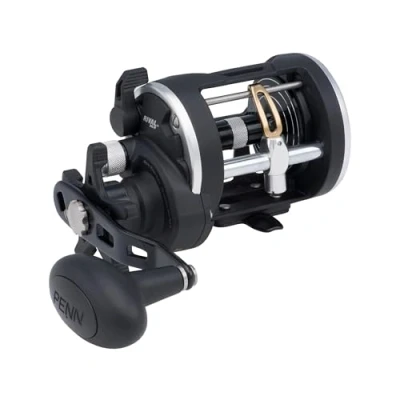 Image de PENN Rival Level Wind moulinet à tambour tournant pour la pêche lourde en mer, au jig, sur épave, lieu, pagre, denti, sériole, requin