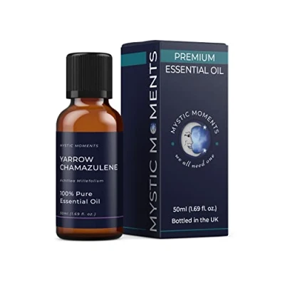 Image de Mystic Moments Yarrow chamazulène (Bleu) Huile essentielle 50 ml 100% Pure