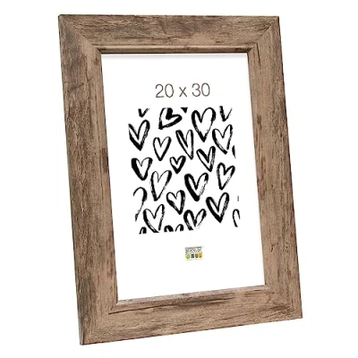 Image de Deknudt Frames S48SH3 Cadre Photo Brun 20 x 30 cm