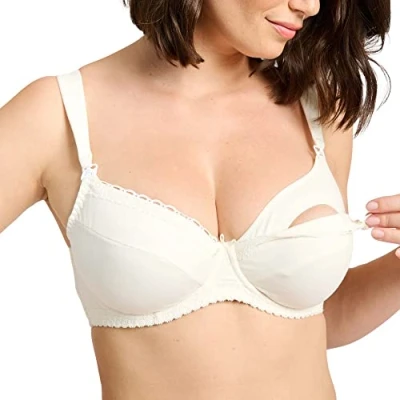 Image de Sans Complexe, Soutien Gorge de Maternité, pour Femmes, Modèle New Calin, Écru (Ivoire Gca), 95D