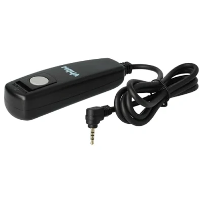 Image de vhbw Télécommande déclencheur avec câble compatible Panasonic Lumix DMC G7, G70, GF1, GH1, GH2, GH3