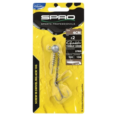 Image de Spro Base de Ligne Emerillon à Vis 11cm Longeur Shad 16 24cm Maat : 15g