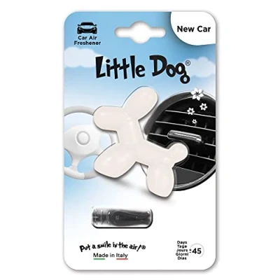Image de Little Joe Dog Parfumeur de Gel Arôme Voiture Neuve pour l&#039;aérateur Voiture. Longue durée, jusqu&#039;à 45 Jours. Parfum irrésistible et Amusant Tous Les publics.