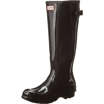 Image de Hunter Original Back Adjustable Gloss, Bottes Femme, Noir (Black), 39 EU