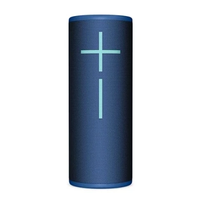 Image de Ultimate Ears MEGABOOM 4, Enceinte Bluetooth Portable étanche avec Un Son Puissant à 360 degrés, Flottante offrant Une autonomie de 20 Heures et portée 45 m Bleu