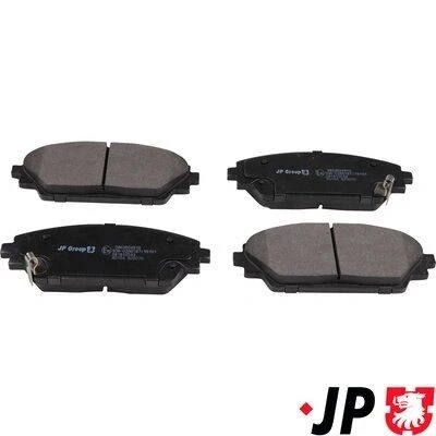 Image de JP GROUP 3863604910 Jeu de plaquettes frein Essieu avant avec indicateur d&#039;usure MAZDA: 3 3/5 portes, CX 3, 30
