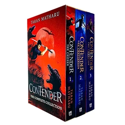 Image de Contender The Complete Collection Series Books 1 3 Box Set by Taran Matharu (The Chosen, Challenger &amp; Champion)