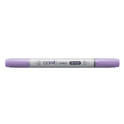 Image de COPIC Ciao BV02, Prune, marqueur twin avec une pointe moyenne et brush