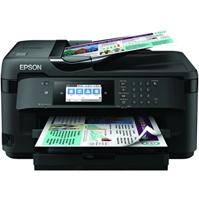 Image de Epson Workforce WF 7715DWF Imprimante Multifonctions Couleur Jet d&#039;encre A3 (Support) jusqu&#039;à 32 ppm (Impression) 250 Feuilles 33.6 Kbits/s USB 2.0, LAN, Wi FI(n), hôte USB, NFC