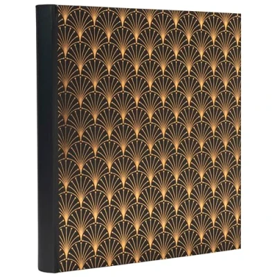 Image de Exacompta Réf. 16095E Album photos livre NeoDeco 300 60 pages noires format 29 x 32 cm couverture en carton recouvert de papier texturé noir avec effet brillant