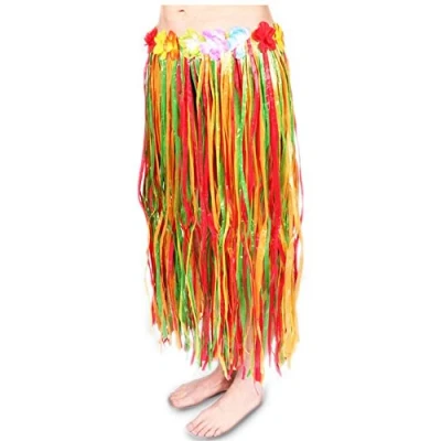 Image de Boland Femme 52402 Jupe Hawaïenne Verte, Multicolore, Taille Unique EU