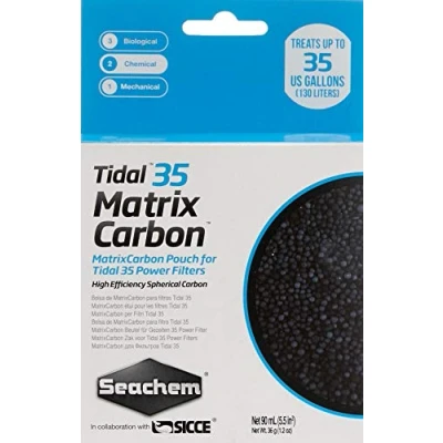 Image de Traitements de l&#039;eau d&#039;aquarium Tidal 35 Charge 90ml Sac Matrix Carbon