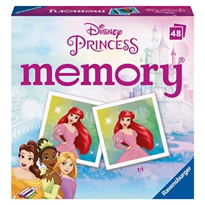 Image de Ravensburger Disney Princess Mini Jeu de mémoire Paire d&#039;images Assorties pour Enfants à partir 3 Ans Jouet éducatif Todder