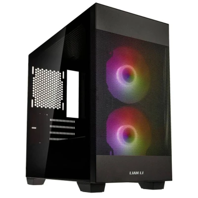 Image de Lian Li LANCOOL 205M Mesh Micro ATX Gehäuse, Tempered Glass Schwarz