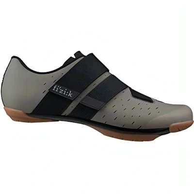 Image de Fizik X4 Powerstrap, Chaussures de vélo Mixte, Mud Caramel, 38 EU