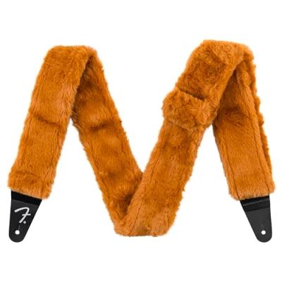 Image de Fender Supersoft Strap &quot;Poodle Plush&quot; Rust Sangle pour Guitares