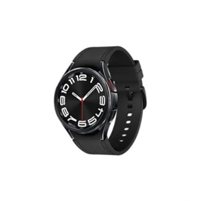 Image de Samsung Galaxy Watch6 Classic 3,3 cm (1.3&quot;) OLED 43 mm Numérique 432 x pixels Écran tactile Noir Wifi GPS (satellite)