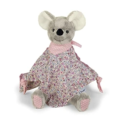 Image de Sterntaler Doudou Souris Mabel, pour Bébé dès 1 Mois, Taille M, 36 cm, Gris/Multicolore