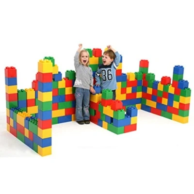 Image de Wader Quality Toys Animaux de Compagnie Polesie Building Bricks Lot 72 Jouets Construction XXL, Polesie41999, Multicolore, Grand