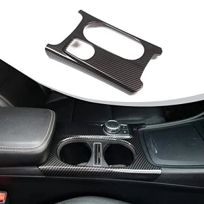 Image de Carbon ABS Chrome support à Housse Trim pou Benz A/GLA/CLA Classe C117 : W176 X156 2012 2018 pour conduite gauche